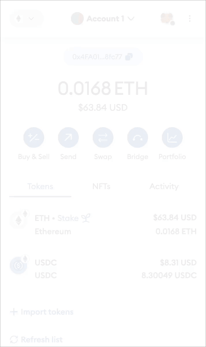 Add custom token in MetaMask